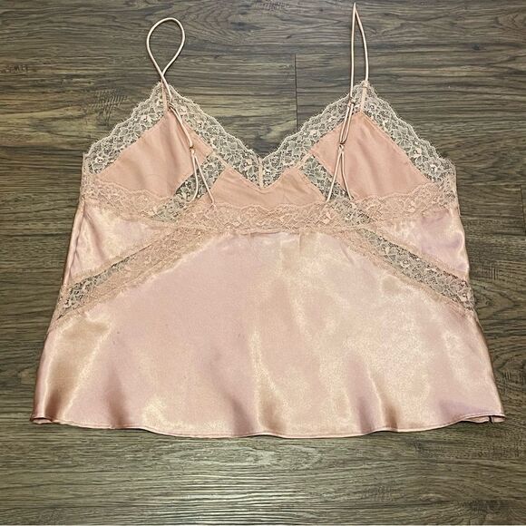 Victoria’s Secret Lightweight Camisole Top Dusty Rose Pink Adjustable Strap XL - Picture 15 of 16